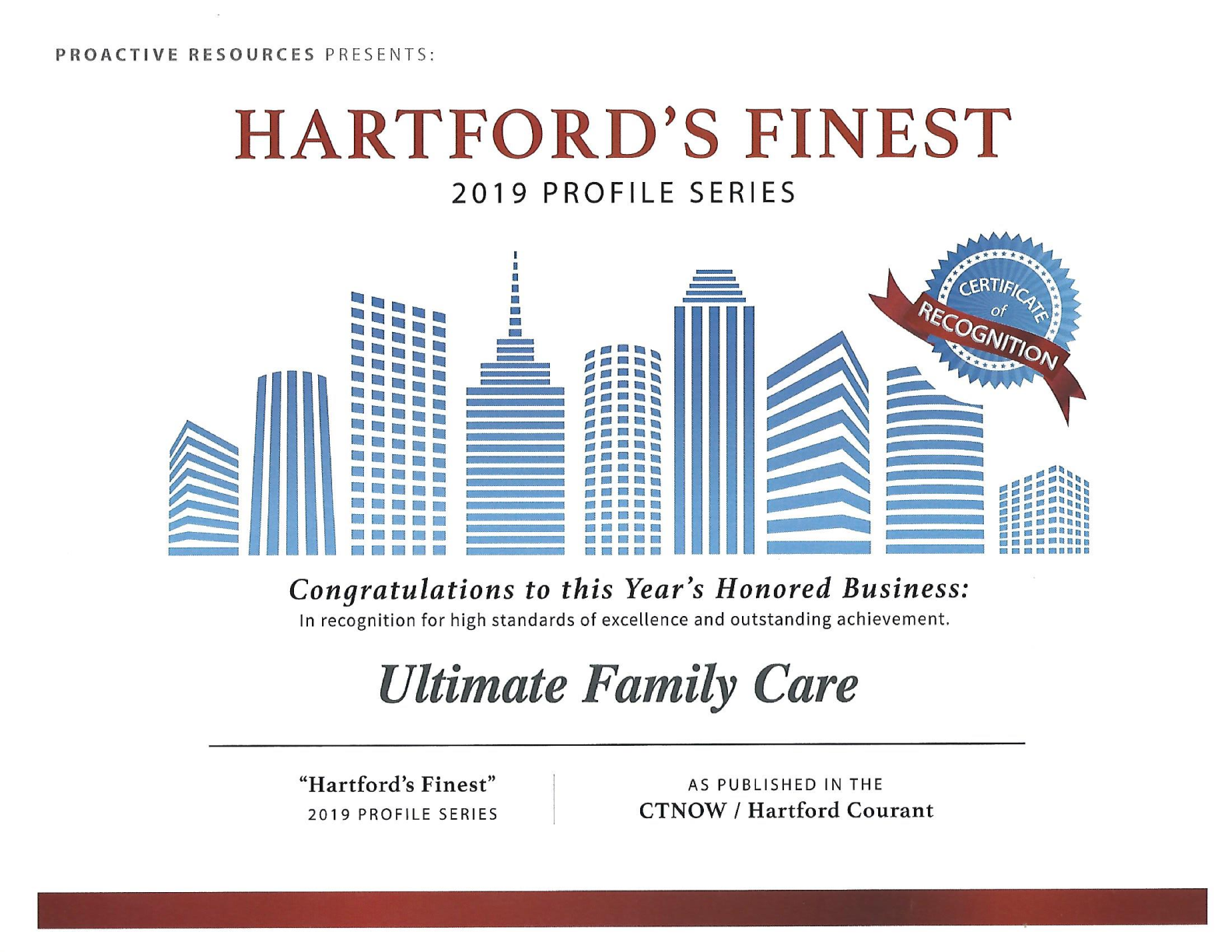 Hartford's Finest 2019 Profile Series
